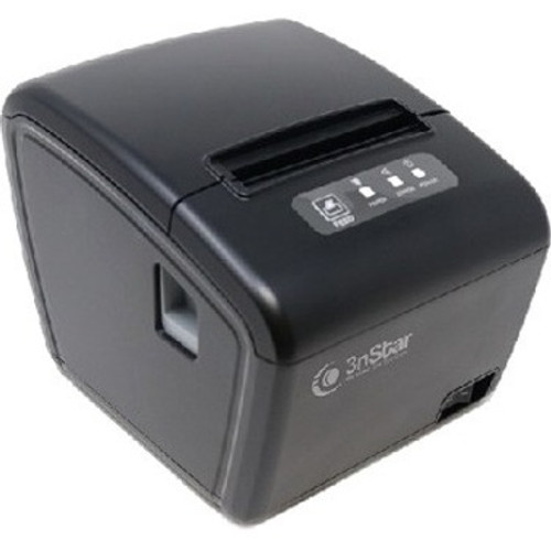 3nStar RPT006 Desktop Direct Thermal Printer - Monochrome - Wall Mount - Receipt Print - USB - With Cutter - Black - RPT006W