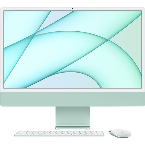Apple iMac All-in-One Computer - Apple M1 Octa-core (8 Core) - 8 GB RAM - 2 TB SSD - 24" 4.5K 4480 x 2520 - Desktop - Green - Z12V0010Q