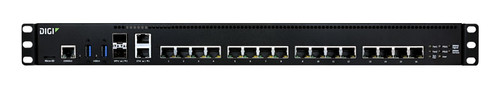 Digi Connect EZ 16 Serial Server - 16 RS-232 Serial Ports - US Power Cord
