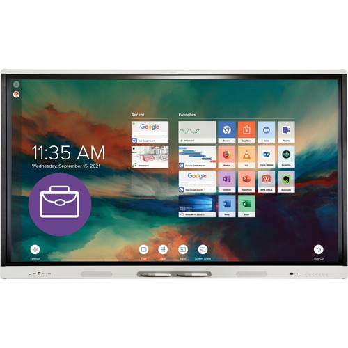SMART Board MX086-V3 Pro Series Interactive Display with iQ - White, No HDMI Out - SBID-MX286-V3N-PW