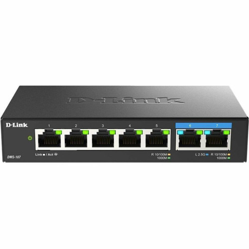 D-Link 7-Port Multi-Gigabit Unmanaged Switch - DMS-107