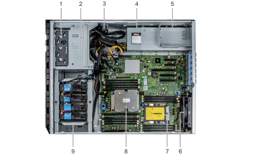 Dell Dell PowerEdge T440 (Xeon Silver 4214R, 6x16GB RDIMM, 3x4TB 7.2K SATA + 2x480GB SSD, H730P Controller 3Yr NBD