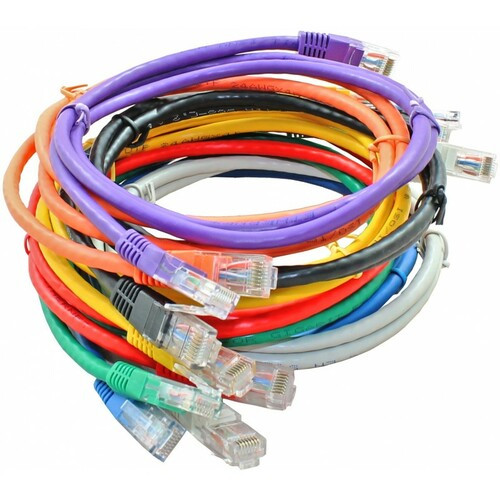 Patch Cable - RJ-45 - Male - RJ-45 - Male - Unshielded twisted pair (UTP) - 10 feet - EIA/TIA-568B Category 5e