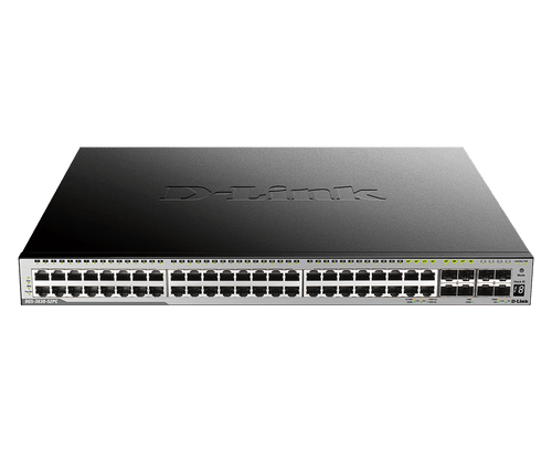 52-Port Layer 3 Stackable Managed Gigabit Switch including 4 10GbE Ports