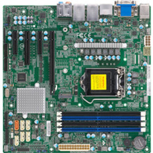 SuperMicro Mother Board-Intel, X12SCQ, Micro ATX, Comet Lake-S, Q470, LGA1200, Bulk