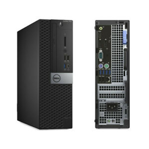 MICROSOFT AUTHORIZED REFURBISHED DELL OPTIPLEX 7050 BUSINESS PC SFF/255W INTEL:I5-7500/CI5-3.40G 8GB 256GB/SSD GBE WIFI INTEL-HD630/IGP W10P-64 1YR