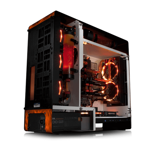 Custom Configured System/ Ryzen TRIPPER 2950X 3.50GHz C16 STR4/ 240mm Liquid Cooler for CPUs/ AMD X399 Chipset Motherboard/ (4x) 8GB DDR4-2400 PC4-19200 Vengeance LPX/ 512GB 970 PRO PCIe 3.0 NVMe M.2 SSD/ 2TB 2.5in SATA3 860