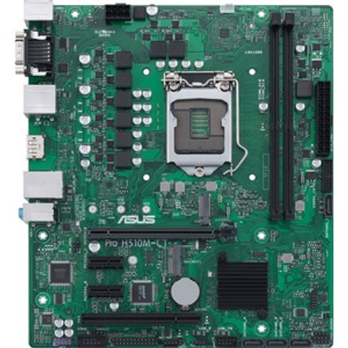 Asus PRO H510M-CT/CSM Desktop Motherboard - Intel Chipset - Socket LGA-1200 - Micro ATX - Pentium Gold, Celeron, Core i5, Core i7, Core i9, Core i3 Processor Supported - 64 GB DDR4 SDRAM Maximum RAM