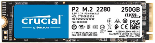 Micron Crucial P5 250Gb 3D Nand Nvme Pcie M.2 Ssd