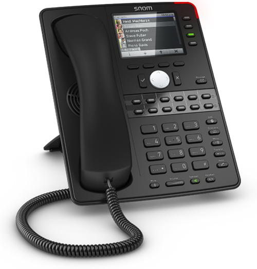 SNOM D765 IP Phone (3917) GIGABIT SWITCH - BLACK POE
