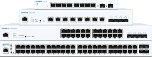 CS110-48P Sophos Switch with Support and Services - 5 year - 48 port with PoE - US power cord