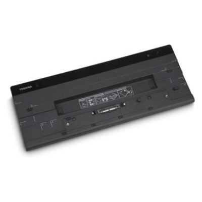 Dynabook Toshiba Hi-Speed Port Replicator III+ (180W) - for Notebook - Proprietary Interface - 4 x Total USB Ports - 4 x USB 3.0 Ports - Network (RJ-45) - HDMI - DVI - VGA - DisplayPort - Black - Docking - PA5117U-2PRP