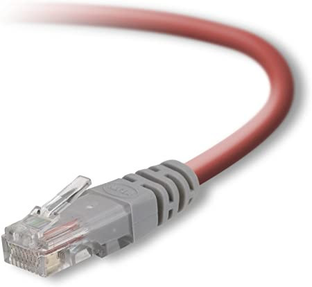 Belkin Crossover Cable - RJ-45 (M) - 6 ft - shielded ( CAT 5e ) - gray. - A3X126-06-H