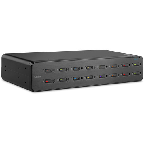 Belkin Advanced Secure 16-Port Single-Head DVI-I KVM Switch - F1DN116C-3