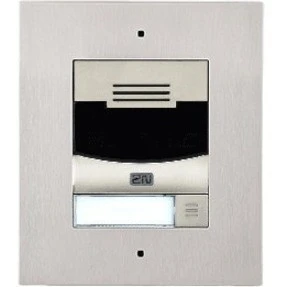 Axis 2N IP Solo - IP intercom station - wired - 10/100 Ethernet - nickel - 02205-001