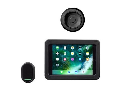 Armoractive RapidDoc Lite Wall Mount with Echo Rubber Enclosure for iPAD 9.7 inch (2017_2018 ) in Black - 700-00138