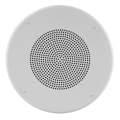 Valcom 8 Ceiling Speaker W/ 25-70 Volt Transformer & Metal Baffle (6 Per Carton) - S-500