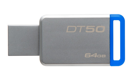 Kingston DataTraveler 50 64GB USB 3.1 (Gen 1) Flash Drive - DT50/64GBCR