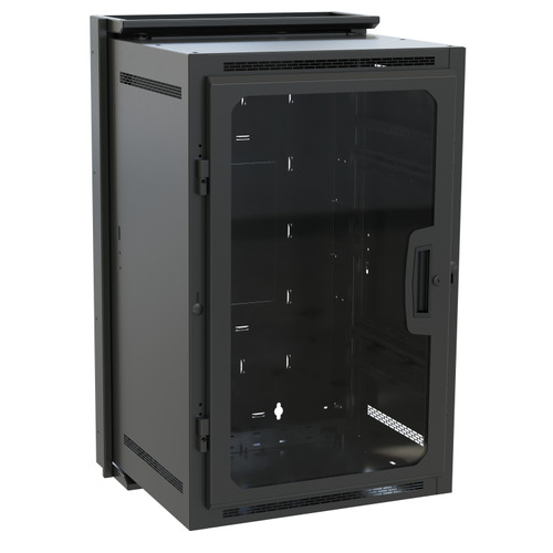 Middle Atlantic 18SP/17D WALLRack W/PLEXI - DWR-18-17PD