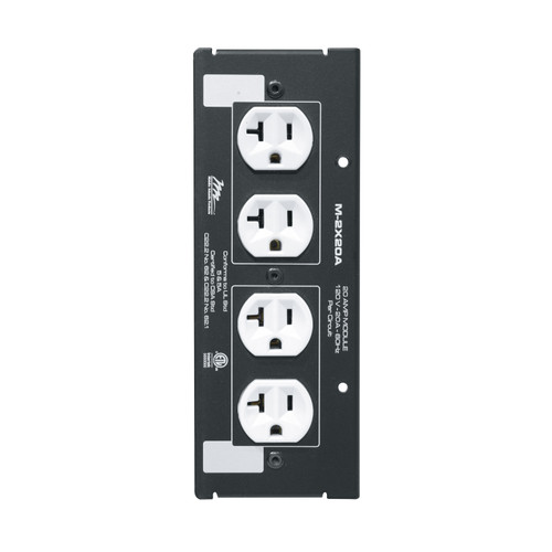 Middle Atlantic 8 MPR 20A DBL DUPLEX MOD - M-2X20A