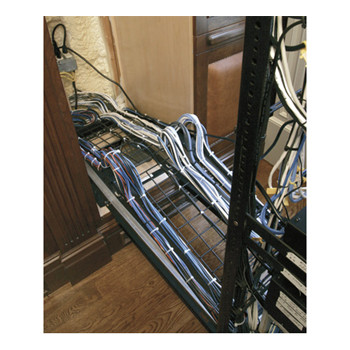 Middle Atlantic AXS Wire Tray, 50IN , Fits on Cable carriers of AXS Series Rack to hold large Cable bundles - AXS-WT50