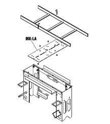 Middle Atlantic LADDER ADAPTER for MK RAC - MK-LA