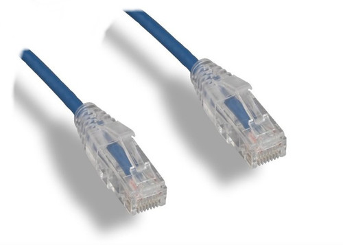 Micropac 5ft Cat6 UTP Slim Ethernet Nw Bootd Cbl - C6S-5-WHTB