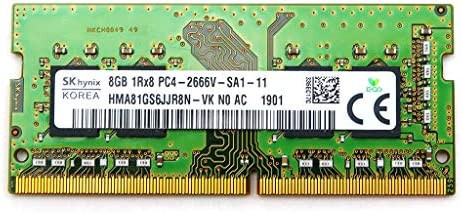 SK Hynix RAM Module - 8 GB (1 x 8GB) - DDR4-2666/PC4-21300 DDR4 SDRAM - 2666 MHz Single-rank Memory - CL19 - 1.20 V - Non-ECC - Unbuffered - 288-pin - DIMM - HMA81GU6CJR8N-VK