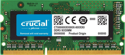 CRUCIAL 16GB DDR3-1600 SODIMM 2Rx8