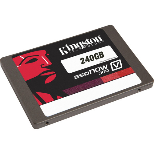 Kingston Ssdnow V300 240 Gb Solid State Drive - SATA (SATA/600) - 2.5 Drive - Internal - Black - Notebook, Desktop Pc Device Supported -