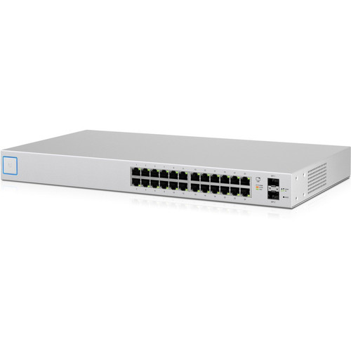 Ubiquiti Managed Gigabit Switches with SFP 24 Ports 2 Layer Supported Modular Optical Fiber, Twisted Pair
