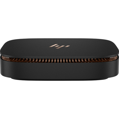 HP Elite Slice G2 Desktop Computer - Intel Core i5 7th Gen i5-7500T Quad-core (4 Core) 2.70 GHz - 8 GB RAM DDR4 SDRAM - 128 GB SSD - Ultra Small - Sparkle Black -200Q4UT#ABA