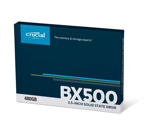 Micron Crucial BX500 480GB Client Drive - 3D Nand SATA 2.5 SSD  - CT480BX500SSD1