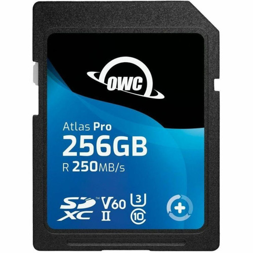OWC 256GB Atlas Pro SDXC V60 UHS-II Memory Card - OWCSDV60P0256
