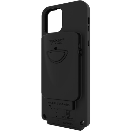 Socket Durasled DS860 Ultimate Barcode Scanning Sled, V21 & Dot Code, Travel Id Reader for Iphone 12/Iphone 12 Pro (Charger Sold Separately) - CX3908-2947