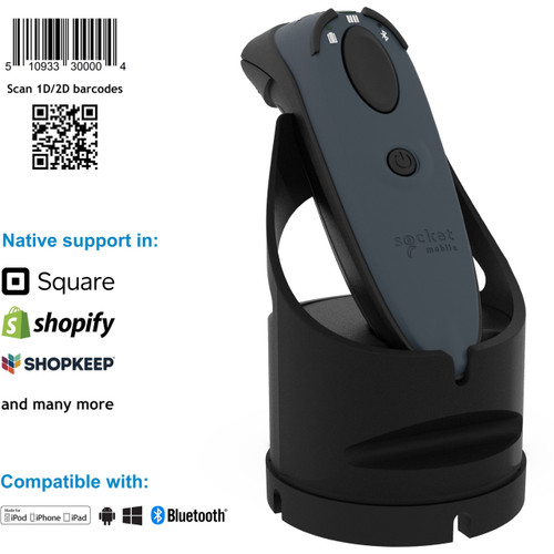 Socket DuraScan D730, 1D Laser Barcode Scanner, Orange Charging Dock 110 - CX3475-1943