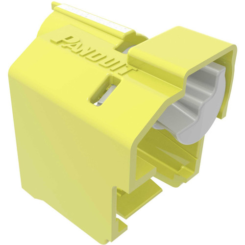 Panduit Lock-In Device - Outlet Port Lock Kit - Yellow - PSL-DCPLE-YL