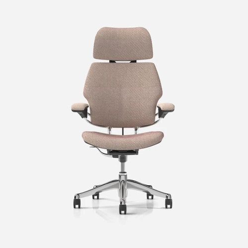 Humanscale Freedom Task Chair w/ Headrest, Standard, Adv Duron Arms, Graphite, Lotus, Lotus, Blac - F213GK101
