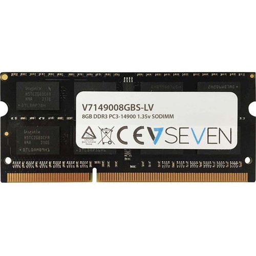 V7 8GB DDR3 PC3-14900 - 1866Mhz SO DIMM Notebook Memory Module - V7149008GBS-LV-U