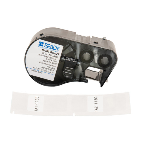 Brady BMP41 BMP51 Rotating Vinyl Wire Labels - M-203-RO-427