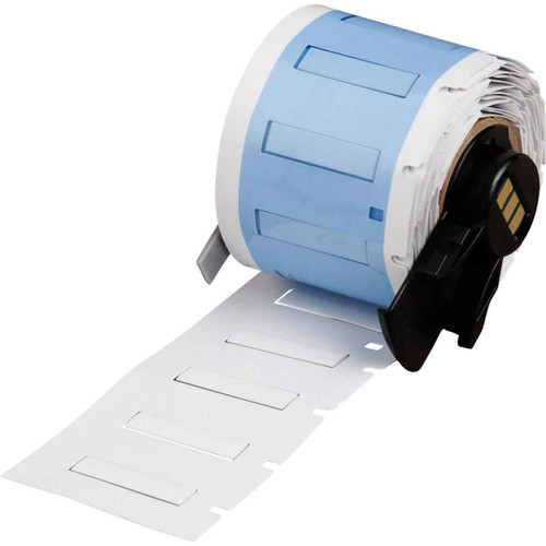 Brady BMP71 BMP61 M611 TLS 2200 PermaSleeve Polyolefin 22 to 16 Gauge Wire Marking Sleeves 0.235 in H x 1.1677 in W - PSPT-125-1-WT