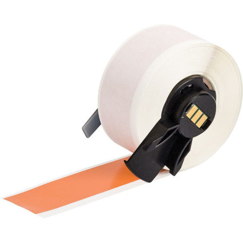 Brady BMP61 M611 TLS 2200 WorkHorse Vinyl Labels, 1IN W x 50FT L, Orange - PTL-42-439-OR