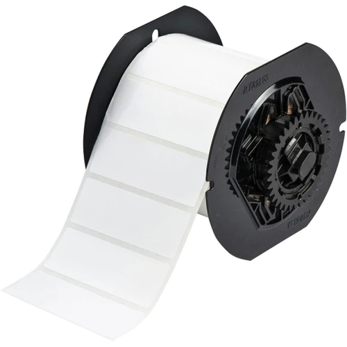 Brady B33 Series Glossy White Polyester Component and Barcode Labels 1 in H x 3 in W - B33-18-423