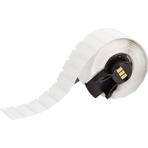 Brady Marker Size - W x H: 0.450 in x 0.350 in (11.43 MM x 8.89 MM) Color/Finish: White/Matte - PTS-0.45-350-321