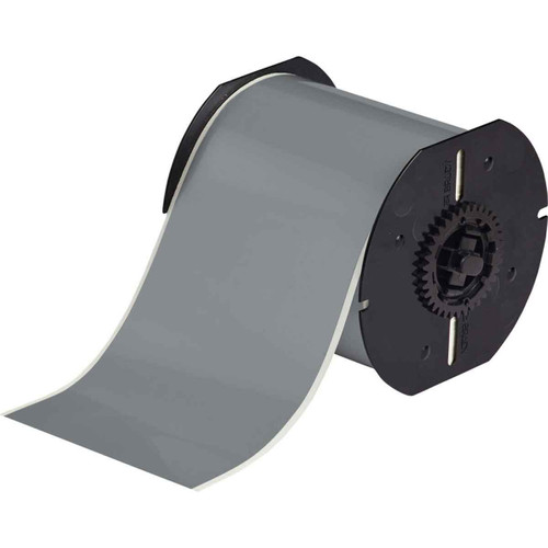 Brady B30, B595, GRY, 4IN x 100 FT Fit - B30C-4000-595-GY