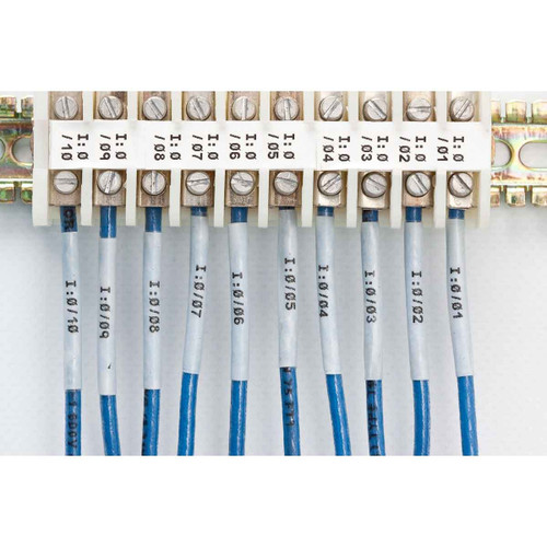 Brady B33 Series PermaSleeve Double-sided Polyolefin Wire Marking Sleeves 1.25 in H x 2 in - B33D-750-2-342