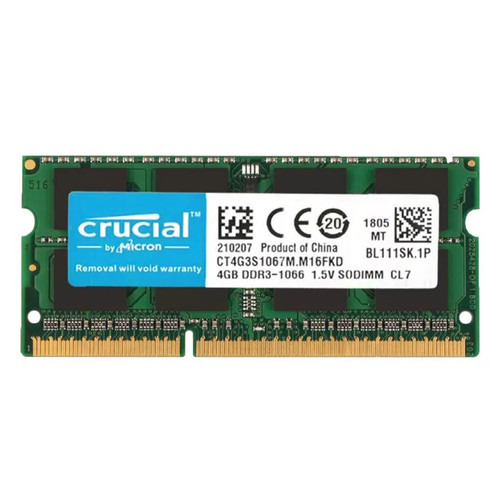 Micron Crucial 4GB DDR3 SDRAM Memory Module - CT51264BA160B.C16FKR