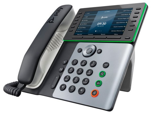 Poly Edge E500 Ip Phone - Corded - Corded - Nfc - Desktop - TAA Compliant - 2200-87855-001