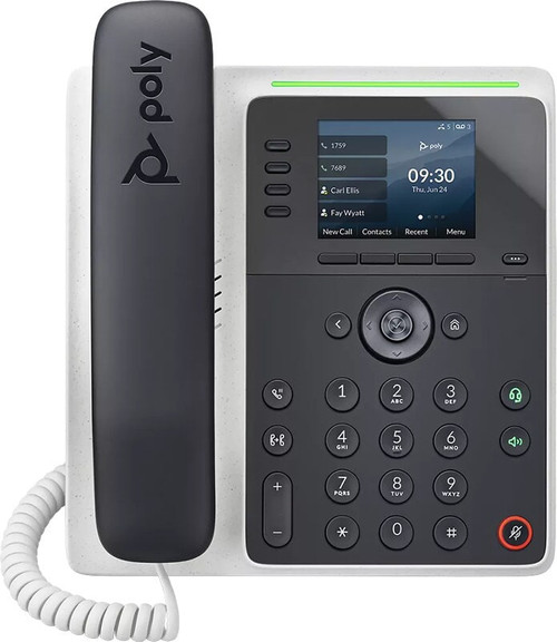 Poly Edge E100 Ip Phone - Corded - Corded - Nfc - Desktop, Wall Mountable - TAA Compliant - 2200-86980-001