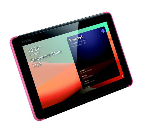 Teledynamic 8 Inch Android-Based Teams Room Scheduling Panel - YEA-ROOMPANEL-TEAMS